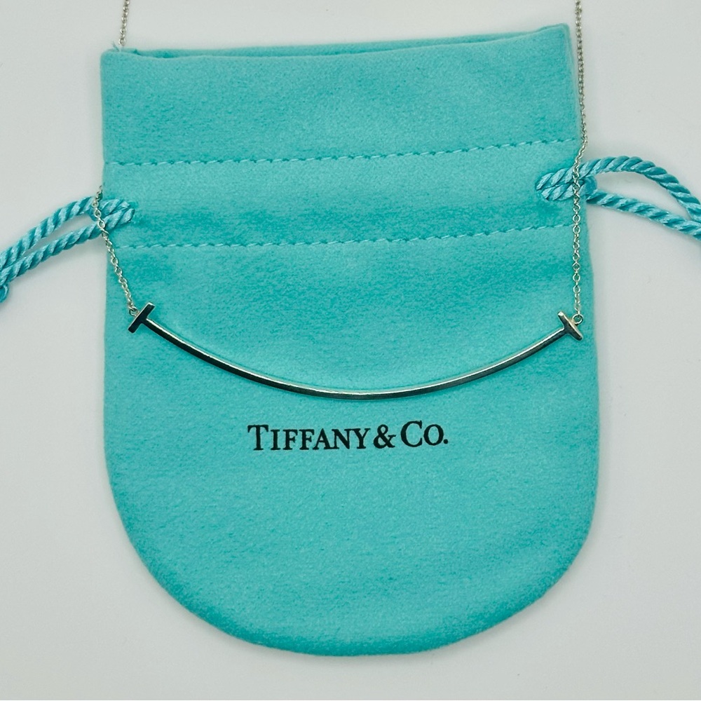 Tiffany & Co. Silver Smile Necklace